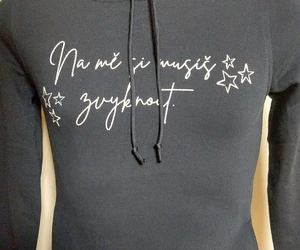 Ukázka maturitní mikiny s potiskem