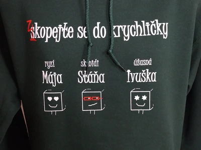 Mikiny a trička pro maturanty