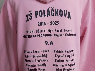 Mikiny a trička pro maturanty
