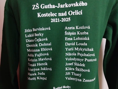 Mikiny a trička pro maturanty