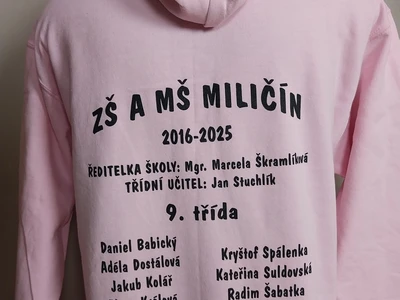 Mikiny a trička pro maturanty