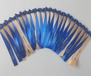 Stužky v široké paletě barev – připravené sladit se šerpami i výzdobou.