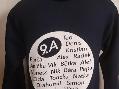 Mikiny a trička pro maturanty