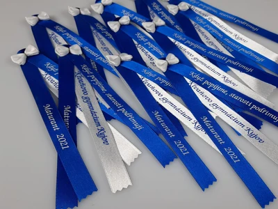 Potisk stužek pro školky