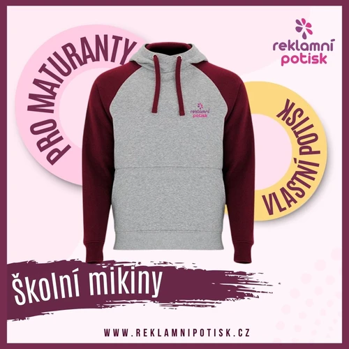 Reklamní potisk - maturanti, sportovní kluby, potisk na míru